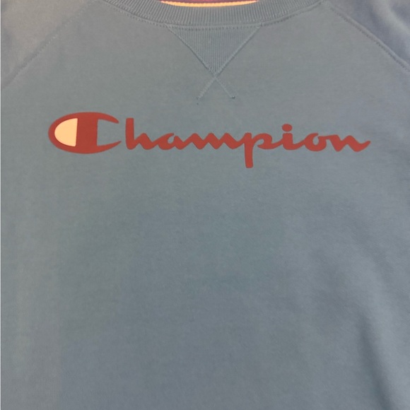 Champion Blue Crewneck Sweatshirt - Picture 3 of 7
